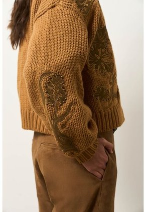 Cardigan En Lana Para Mujer Surco Cardigan En Lana Para Mujer Surco Miel S VÉLEZ