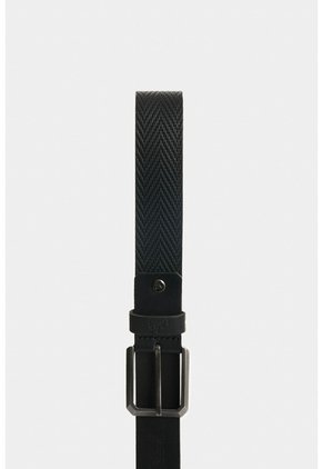 Cinturón Unifaz De Cuero Grabado Para Hombre Loa Cinturón Unifaz De Cuero Grabado Para Hombre Loa Negro 34 VÉLEZ