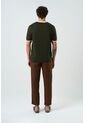 Camiseta Tejida Manga Corta Para Hombre Luminia Camiseta Tejida Manga Corta Para Hombre Luminia Verde Oliva M VÉLEZ de Vélez