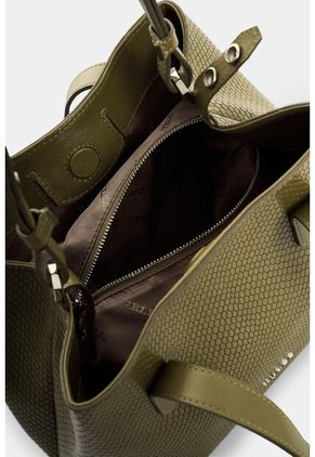 Bowling En Cuero Para Mujer Waira Bowling En Cuero Para Mujer Waira Verde Oliva VÉLEZ