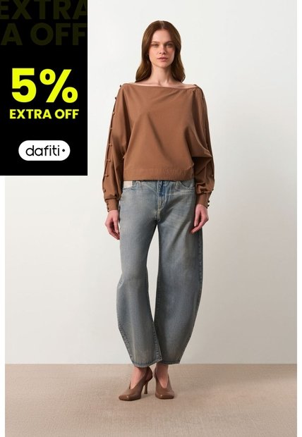 Camisa Oversize Para Mujer Savia Camisa Oversize Para Mujer Savia Tabaco S VÉLEZ