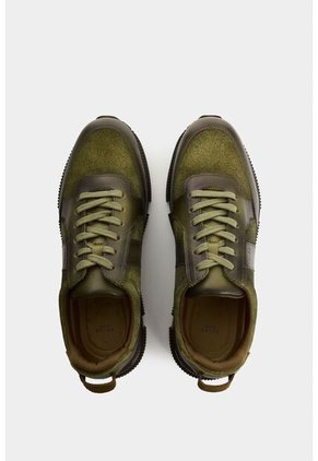 Tenis En Cuero Para Hombre Halo 2 Tenis En Cuero Para Hombre Halo 2 Verde Oliva 38 VÉLEZ