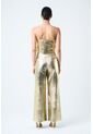 Crop Top De Cuero Folia Para Mujer Semi Ajustado Crop Top De Cuero Folia Para Mujer Semi Ajustado Dorado S VÉLEZ de Vélez