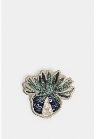 Pin Oso Bordado Para Mujer Sobre Textil Pin Oso Bordado Para Mujer Sobre Textil Azul VÉLEZ Vélez