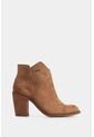 Botines Alpha De Cuero Gamuzado Para Mujer Silueta Asimétrica Botines Alpha De Cuero Gamuzado Para Mujer Silueta Asimétrica Miel 40 VÉLEZ de Vélez