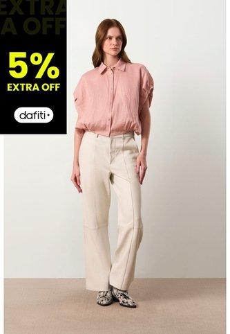 Camisa Manga Corta En Lino Para Mujer Faro Camisa Manga Corta En Lino Para Mujer Faro Natural L VÉLEZ Vélez