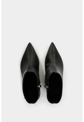 Botines De Cuero Para Mujer Lyra Botines De Cuero Para Mujer Lyra Negro 38 VÉLEZ