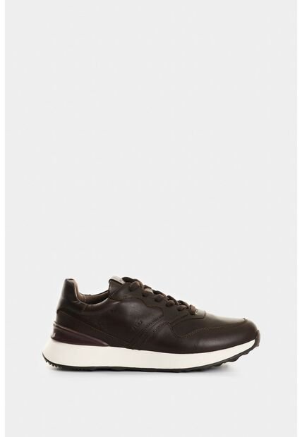 Tenis Cooper 3 De Cuero Para Hombre Spoiler En Contraste Tenis Cooper 3 De Cuero Para Hombre Spoiler En Contraste Cafe 46 VÉLEZ