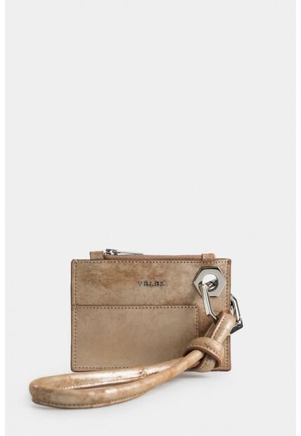 Porta Documentos Elaine En Cuero Folia Para Mujer Manija Removible Porta Documentos Elaine En Cuero Folia Para Mujer Manija Removible Dorado Vélez