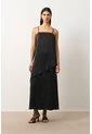 Vestido Loa Maxi Con Efecto Satinado Para Mujer Vestido Loa Maxi Con Efecto Satinado Para Mujer Negro 10 VÉLEZ de Vélez