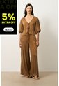 Camisa Kusa Con Efecto Satinado Para Mujer Camisa Kusa Con Efecto Satinado Para Mujer Miel S VÉLEZ de Vélez