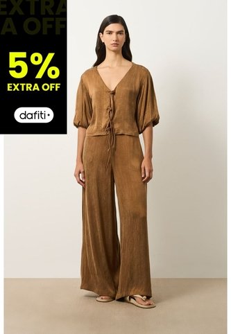 Camisa Kusa Con Efecto Satinado Para Mujer Camisa Kusa Con Efecto Satinado Para Mujer Miel S VÉLEZ Vélez