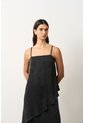Vestido Loa Maxi Con Efecto Satinado Para Mujer Vestido Loa Maxi Con Efecto Satinado Para Mujer Negro 10 VÉLEZ de Vélez