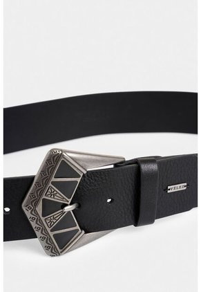 Fajón Unifaz Trébol De Cuero Para Mujer Bordes A Tono Fajón Unifaz Trébol De Cuero Para Mujer Bordes A Tono Negro S Vélez