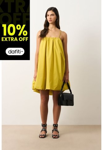 Vestido Mini Balloon Para Mujer Eos Vestido Mini Balloon Para Mujer Eos Amarillo Limon 12 VÉLEZ Vélez