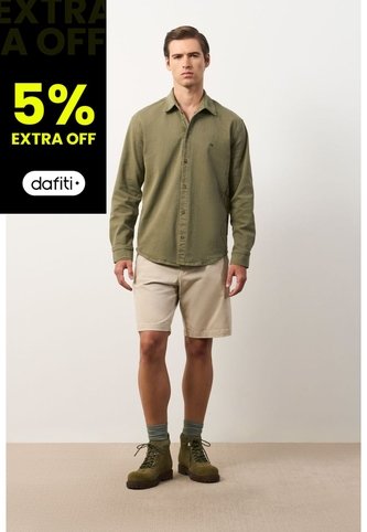 Sobrecamisa Manga Larga Para Hombre Isla Sobrecamisa Manga Larga Para Hombre Isla Verde Oliva XS VÉLEZ Vélez