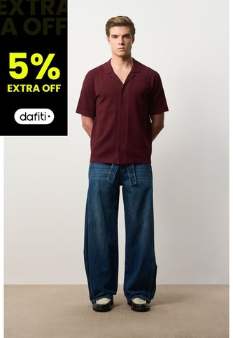 Camisa Manga Corta Tejida Para Hombre Lumbre Camisa Manga Corta Tejida Para Hombre Lumbre Vinotinto M VÉLEZ Vélez