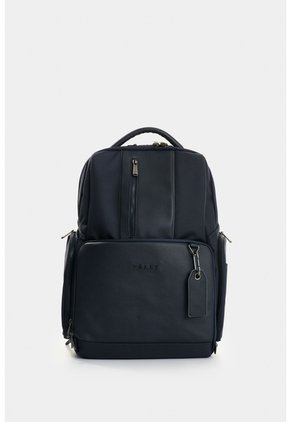 Morral Security De Lona Para Hombre Detalles En Cuero Morral Security De Lona Para Hombre Detalles En Cuero Azul Oscuro VÉLEZ