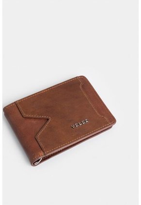 Porta Billetes Lunar 2.0 De Cuero Para Hombre Casual Porta Billetes Lunar 2.0 De Cuero Para Hombre Casual Miel VÉLEZ