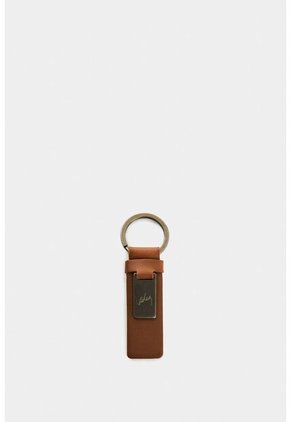 Llavero Etéreo De Cuero Para Hombre Placa Llavero Etéreo De Cuero Para Hombre Placa Miel VÉLEZ