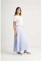 Falda Plisada Alma Para Mujer Tejido De Punto Falda Plisada Alma Para Mujer Tejido De Punto Azul Claro 06 Vélez de Vélez