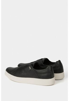 Mocasines Plataforma De Cuero Grabado Mocasines Plataforma De Cuero Grabado Negro 36 VÉLEZ