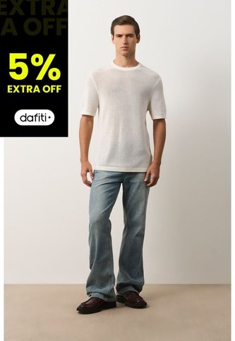 Camiseta Tejida Para Hombre Serrano Camiseta Tejida Para Hombre Serrano Crema M VÉLEZ Vélez