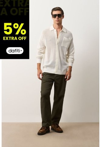 Camisa Manga Larga Tejida De Hombre Ica Camisa Manga Larga Tejida De Hombre Ica Crema XL VÉLEZ Vélez