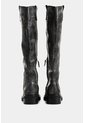 Botas Tulipan De Cuero Brush Off Para Mujer Efecto Metalizado Botas Tulipan De Cuero Brush Off Para Mujer Efecto Metalizado Gris 36 VÉLEZ de Vélez