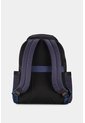 Morral San Patricio De Cuero Y Lona Para Hombre Aplique Metálico Morral San Patricio De Cuero Y Lona Para Hombre Aplique Metálico Azul Oscuro VÉLEZ de Vélez