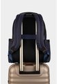 Morral San Patricio De Cuero Y Lona Para Hombre Aplique Metálico Morral San Patricio De Cuero Y Lona Para Hombre Aplique Metálico Azul Oscuro VÉLEZ de Vélez