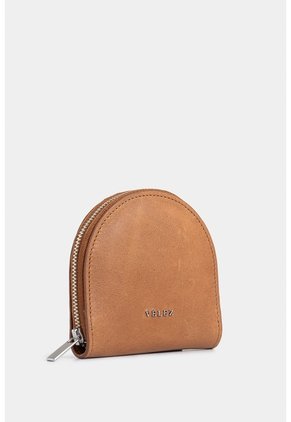 Monedero Florence De Cuero Para Mujer Craquelado Monedero Florence De Cuero Para Mujer Craquelado Miel VÉLEZ