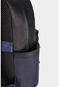 Morral San Patricio De Cuero Y Lona Para Hombre Aplique Metálico Morral San Patricio De Cuero Y Lona Para Hombre Aplique Metálico Azul Oscuro VÉLEZ de Vélez