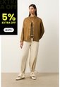 Camisa Peonia En Lino Con Acabado Metalizado Para Mujer Oversized Camisa Peonia En Lino Con Acabado Metalizado Para Mujer Oversized Bronce XS VÉLEZ de Vélez