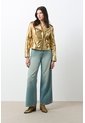Chaqueta Biker De Cuero Folia Efecto Craquelado Para Mujer Royal Inti Chaqueta Biker De Cuero Folia Efecto Craquelado Para Mujer Royal Inti Dorado L VÉLEZ de Vélez