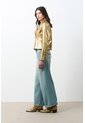 Chaqueta Biker De Cuero Folia Efecto Craquelado Para Mujer Royal Inti Chaqueta Biker De Cuero Folia Efecto Craquelado Para Mujer Royal Inti Dorado L VÉLEZ de Vélez