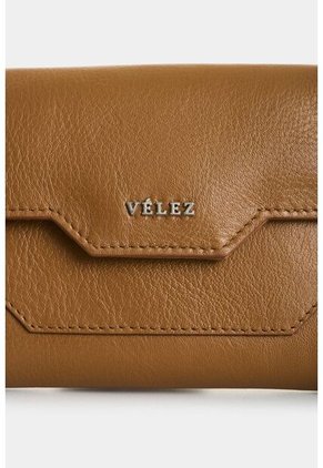 Billetera De Cuero Para Mujer Waves Billetera De Cuero Para Mujer Waves Miel VÉLEZ