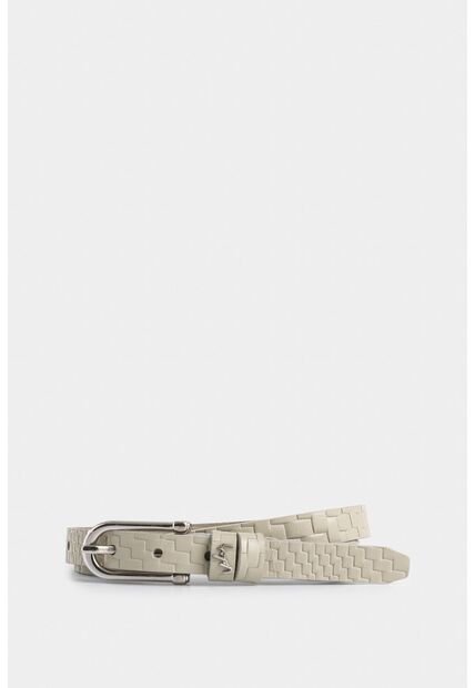 Cinturón Unifaz Mora De Cuero Para Mujer Placa Trenza Cinturón Unifaz Mora De Cuero Para Mujer Placa Trenza Blanco L VÉLEZ