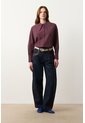 Jean Barrel En Denim Y Cuero Para Mujer Jean Barrel En Denim Y Cuero Para Mujer Vinotinto 12 VÉLEZ de Vélez