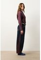 Jean Barrel En Denim Y Cuero Para Mujer Jean Barrel En Denim Y Cuero Para Mujer Vinotinto 12 VÉLEZ de Vélez