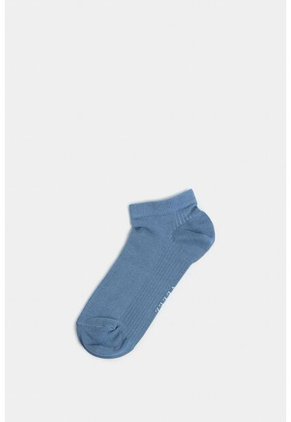 Calcetines Tobilleros Lines 3 De Algodón Para Hombre Detalle Acanalado Calcetines Tobilleros Lines 3 De Algodón Para Hombre Detalle Acanalado Azul Claro XS VÉLEZ