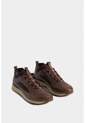 Tenis Neo 2 De Cuero Para Hombre Con Perforaciones Láser Tenis Neo 2 De Cuero Para Hombre Con Perforaciones Láser Cafe 42 VÉLEZ