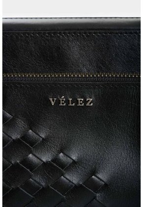 Bandolera De Cuero Con Detalle Tejido Para Hombre Kansas 2.0 Bandolera De Cuero Con Detalle Tejido Para Hombre Kansas 2.0 Negro VÉLEZ