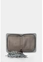 Billetera Kubor De Cuero Para Mujer Accesorio Con Flecos Billetera Kubor De Cuero Para Mujer Accesorio Con Flecos Gris Vélez de Vélez