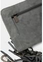 Billetera Kubor De Cuero Para Mujer Accesorio Con Flecos Billetera Kubor De Cuero Para Mujer Accesorio Con Flecos Gris Vélez de Vélez