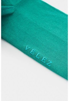 Calcetines Media Pierna Acanalado Para Hombre Diseño Deportivo Calcetines Media Pierna Acanalado Para Hombre Diseño Deportivo Agua Marina XS VÉLEZ