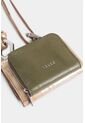 Billetera Alba De Cuero Para Mujer Cargadera Anudada Billetera Alba De Cuero Para Mujer Cargadera Anudada Verde Vélez de Vélez
