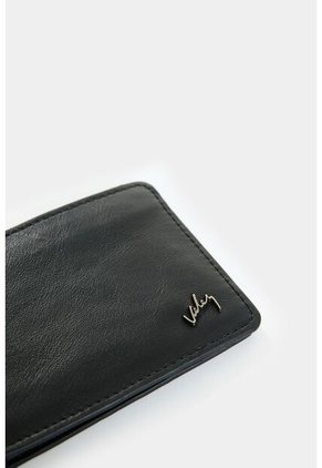 Billetera De Cuero Para Hombre Sienna Billetera De Cuero Para Hombre Sienna Negro VÉLEZ
