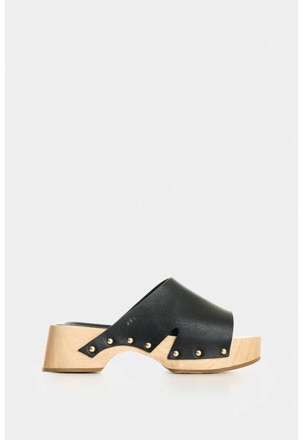 Sandalia Plataforma En Cuero Para Mujer Xinca Sandalia Plataforma En Cuero Para Mujer Xinca Negro 35 VÉLEZ