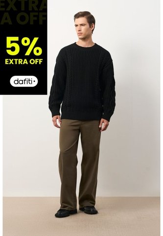Sweater Tejido Para Hombre Raices Sweater Tejido Para Hombre Raices Negro XL VÉLEZ Vélez